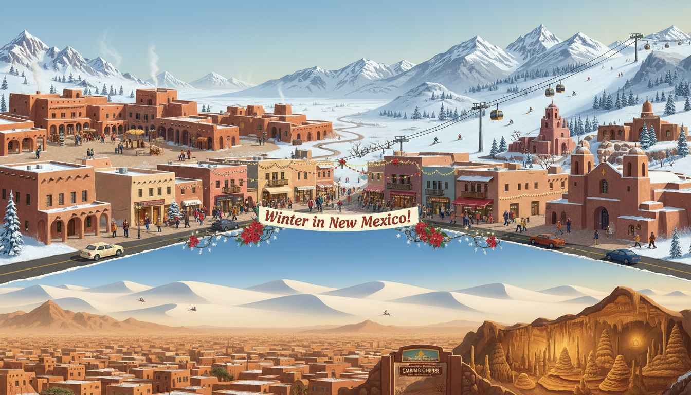 new mexico places to visit in winter