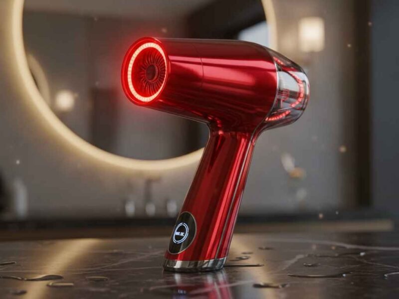 red light technology hair dryer